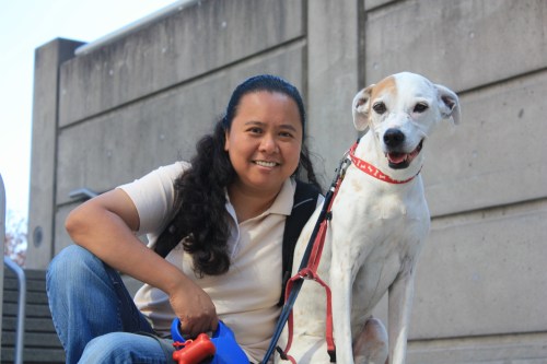 My pack, Cynthia and Alex.